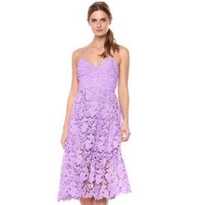 NWT Donna Morgan Spaghetti Strap Lace Midi Dress